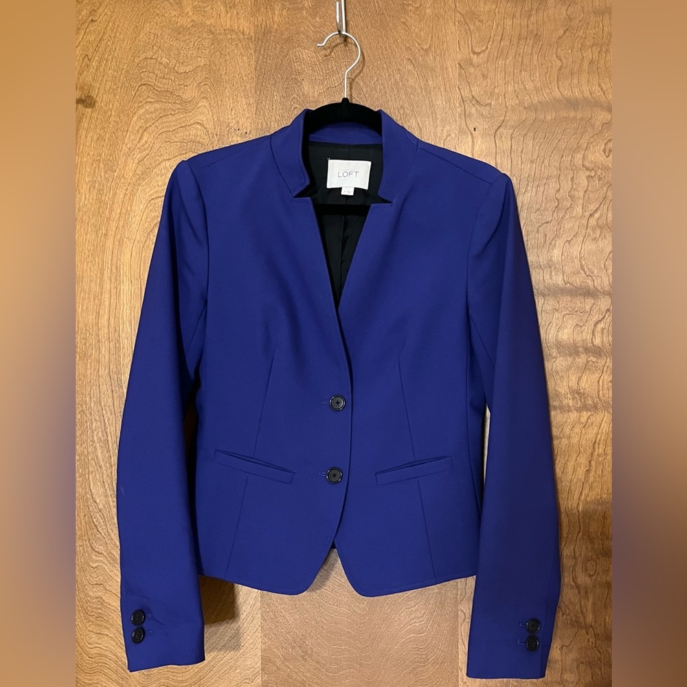 Blue Blazer LOFT Size 2